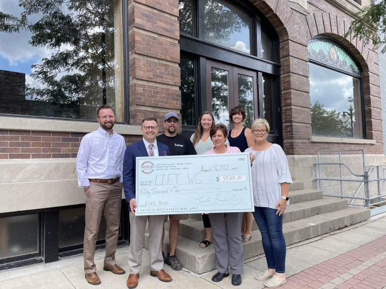 People s Credit Union Donates 50 000 To LIFT WC LIFT WC People s Credit Union Donates 50 000 To LIFT WC LIFT WC