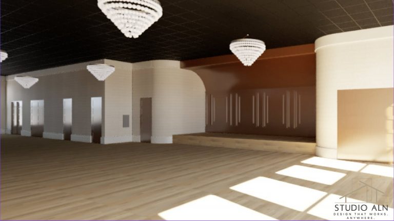 ballroom rendering stage