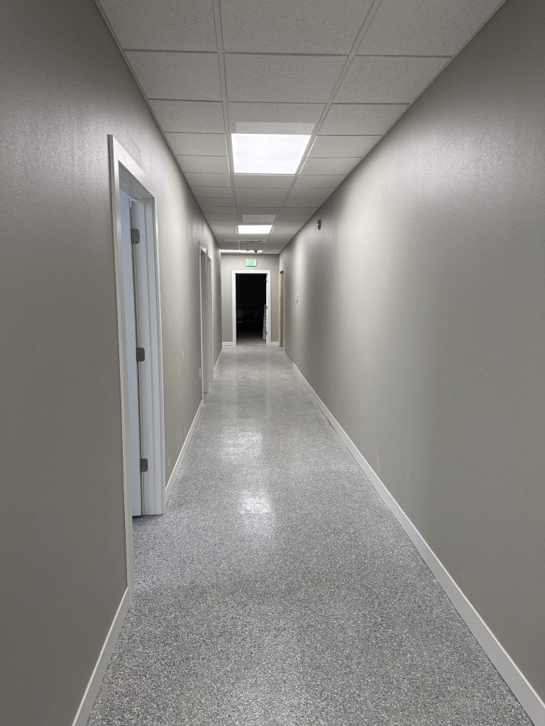 basement hallway